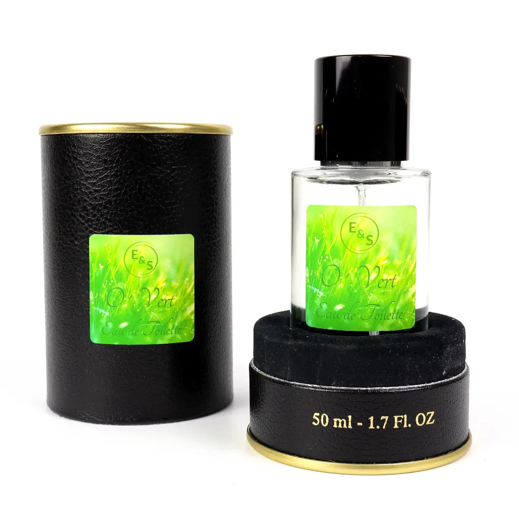 Etui et flacon Eau de Toilette O'VERT