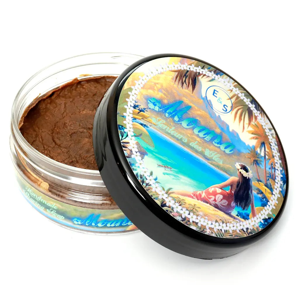 Savon de rasage au Suif MOANA pour le rasage classique