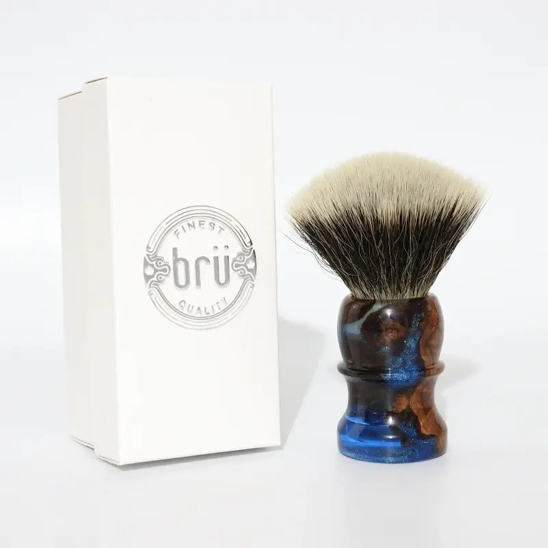 Blaireau de rasage BRÜ BRUSH ART avec sa boite