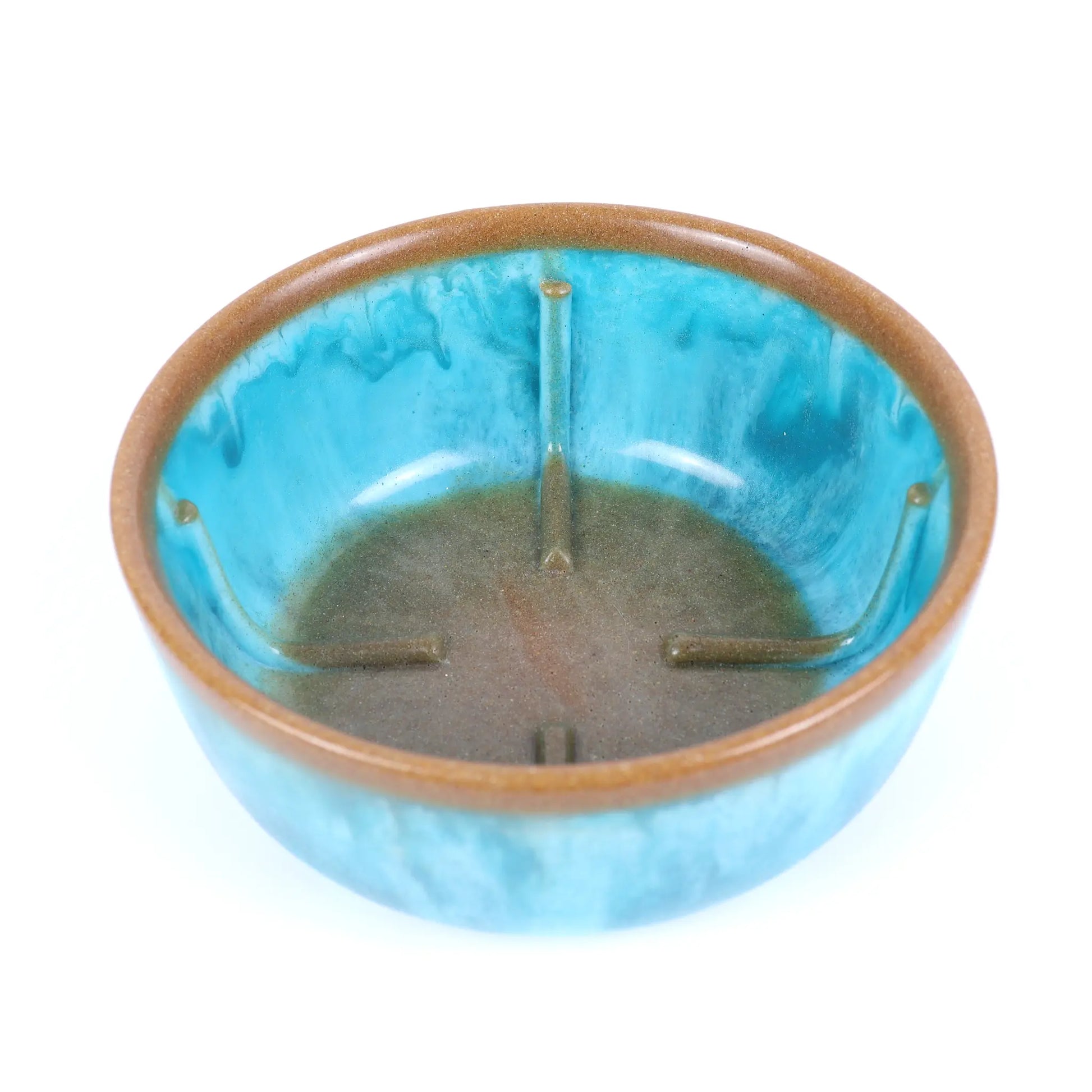 "MOANA" resin XL Shaving Bowl resin with 4 ridges E&S Rasage