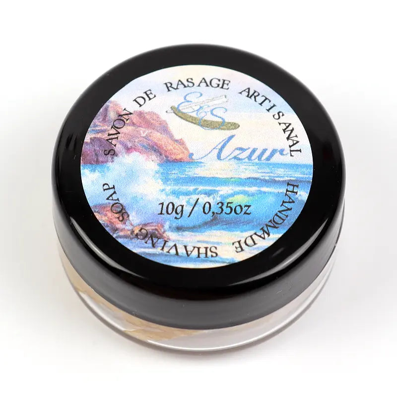 Echantillon de 10g de savon de rasage à base de suif AZUR