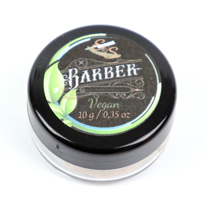 Echantillon de 10g de savon de rasage vegan BARBER