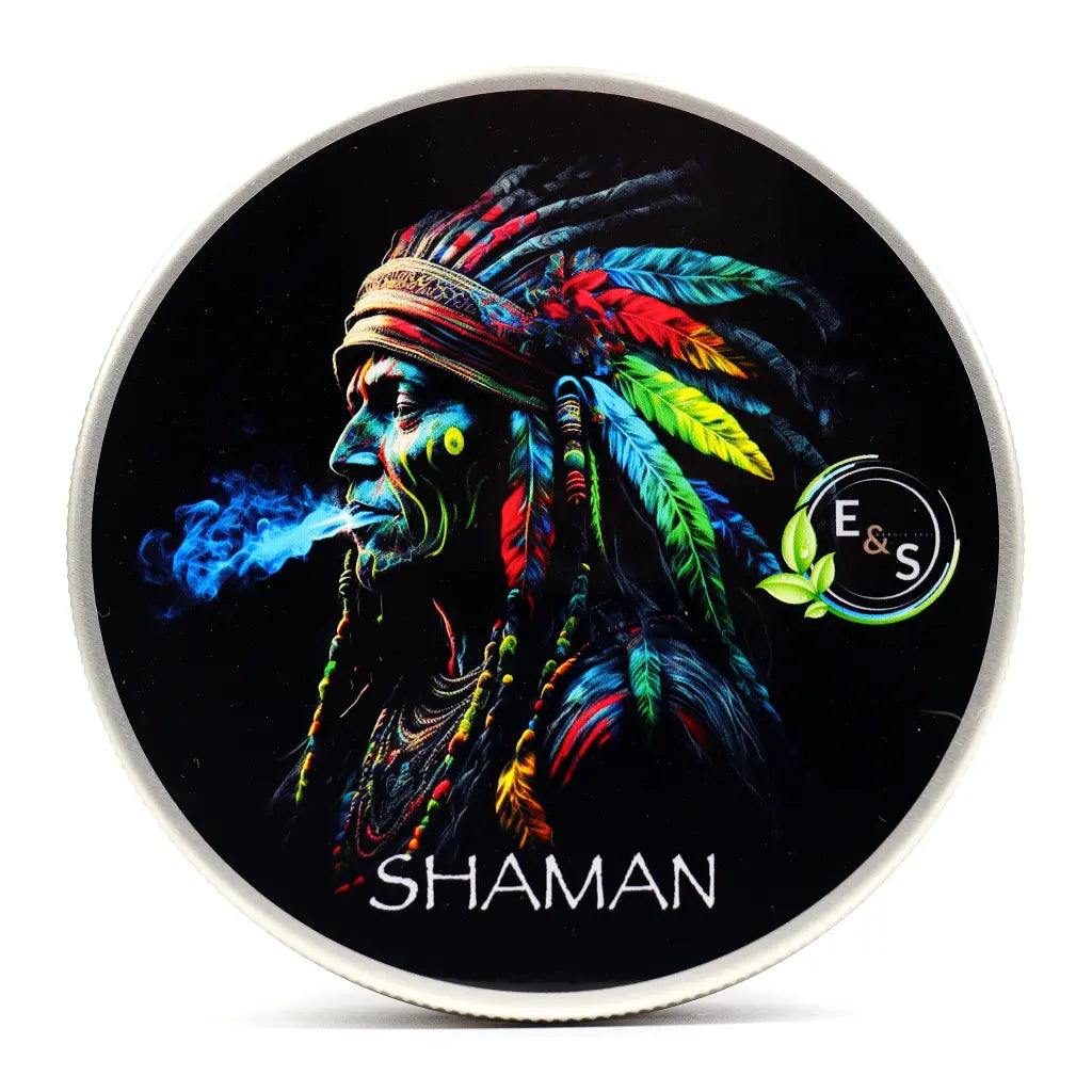 Savon à raser vegan SHAMAN pour le rasage traditionnel