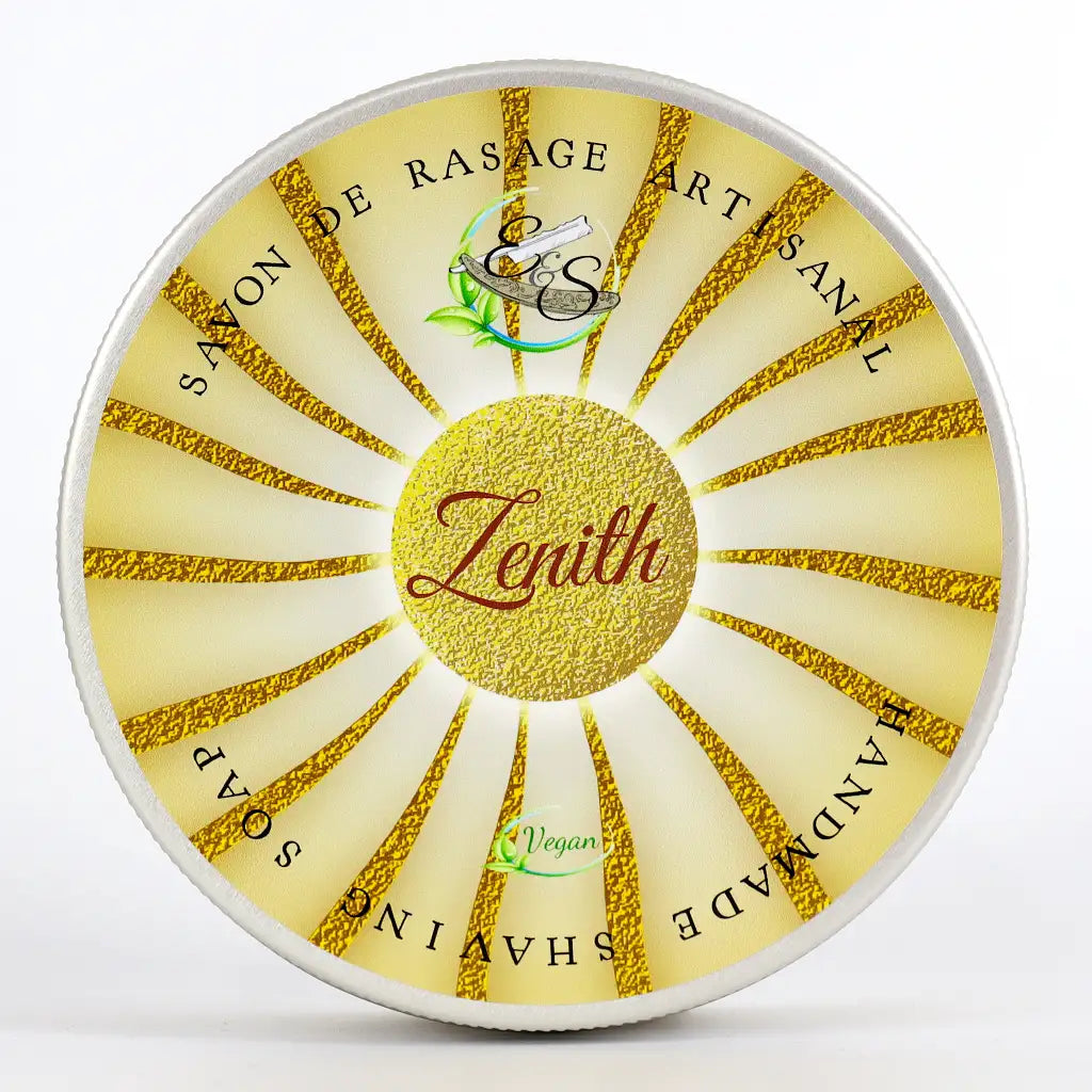 Savon à raser vegan ZENITH pour le rasage traditionnel