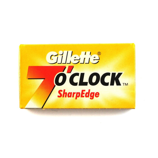 Lames de Rasoir GILLETTE 7 O'CLOCK SharpEdge Jaune